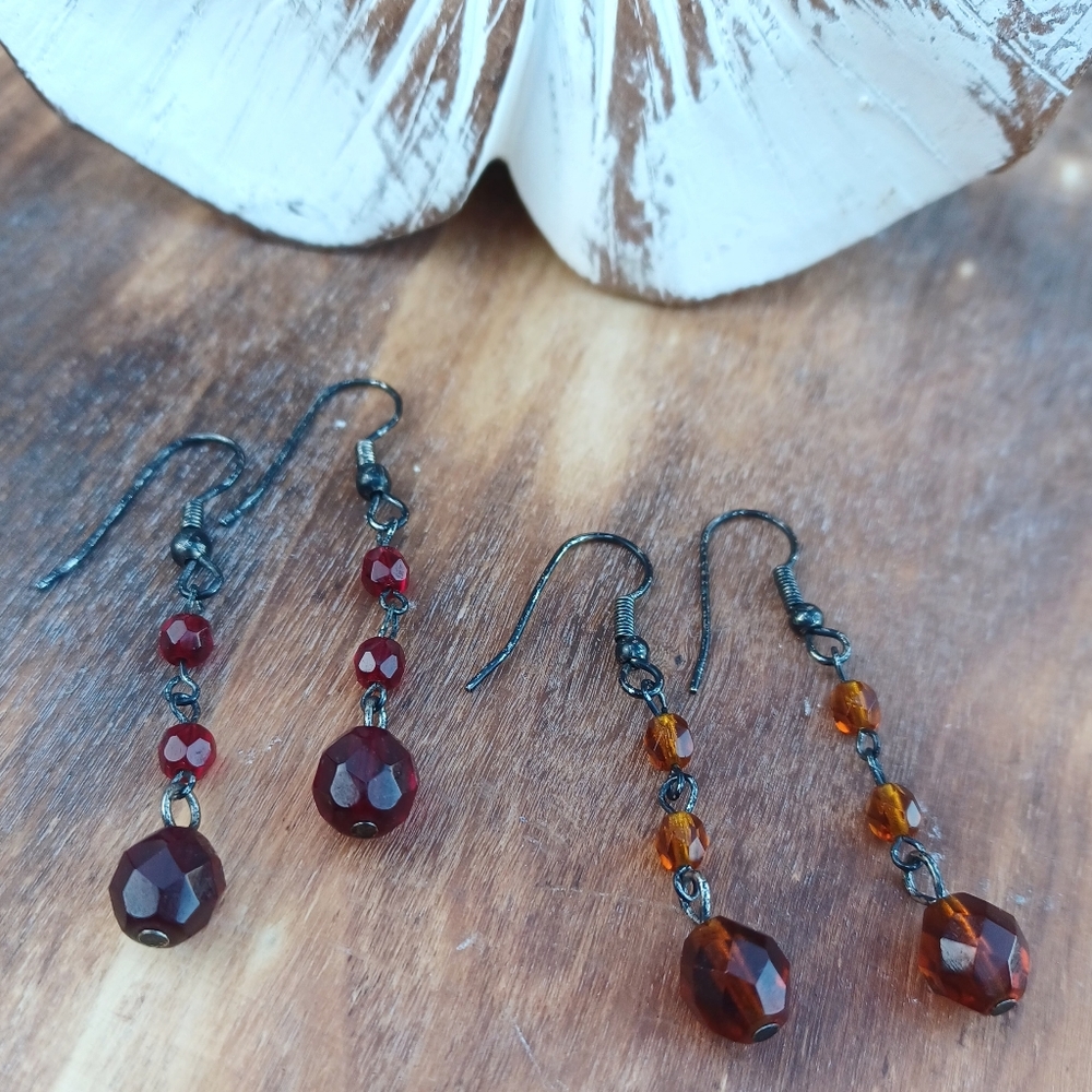 Dangle Bead Earring Set - Picture 7 of 7